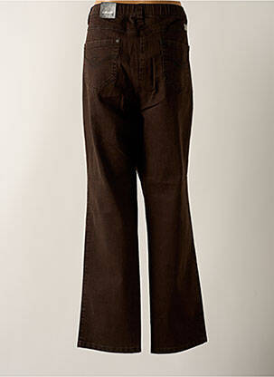 Jeans coupe droite stretch taille normale marron KJBRAND femme