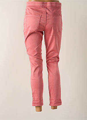 Pantalon 7/8 stretch taille normale rose RED BUTTON femme