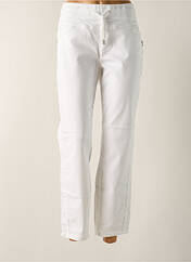 Pantalon droit blanc RED BUTTON pour femme seconde vue