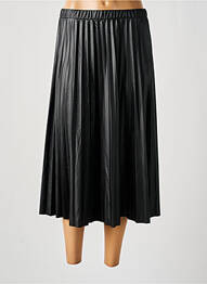 Jupe mi-longue stretch noir YEST femme