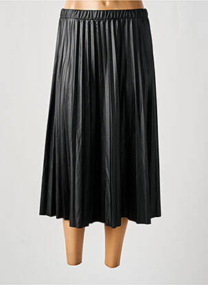 Jupe mi-longue stretch noir YEST femme