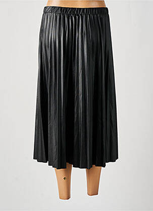Jupe mi-longue stretch noir YEST femme