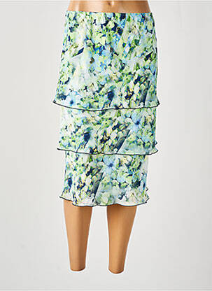 Jupe mi-longue taille haute vert SOMMERMANN femme