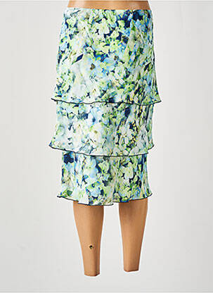 Jupe mi-longue taille haute vert SOMMERMANN femme