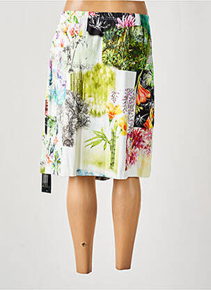 Jupe mi-longue taille normale vert ESCOLA femme