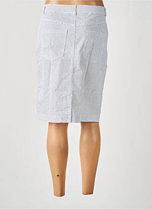 Jupe mi-longue stretch blanc BRANDTEX femme
