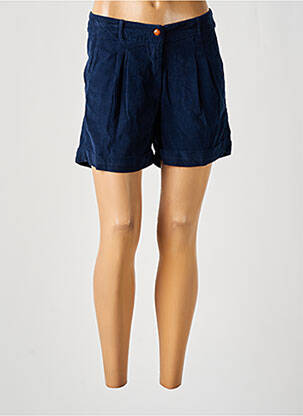 Short taille à pinces taille normale bleu YERSE femme