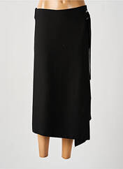Jupe mi-longue noir MAT. pour femme seconde vue