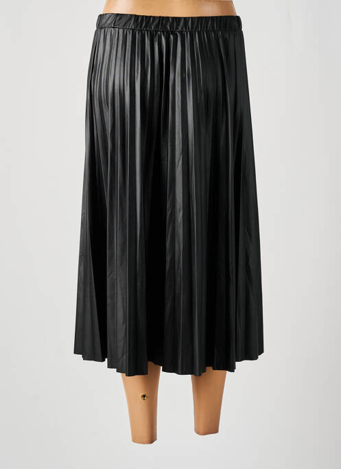 Jupe mi-longue noir YEST pour femme