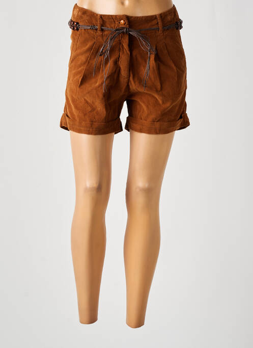 Short marron YERSE pour femme