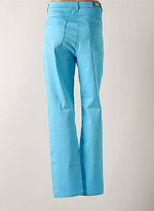 Pantalon slim taille haute taille haute bleu SBELT JEANS femme