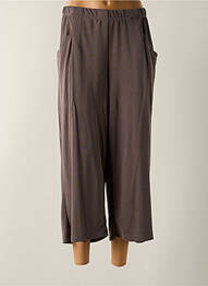 Pantacourt stretch taille normale gris SIGNATURE femme