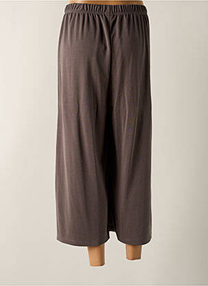 Pantacourt stretch taille normale gris SIGNATURE femme