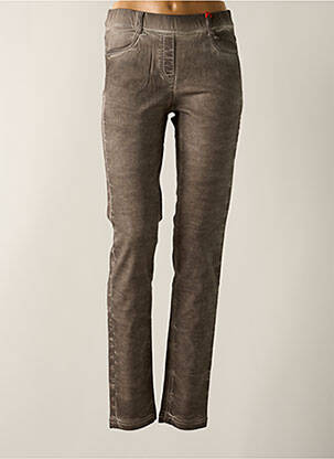 Jegging délavé taille normale gris ASCARI femme