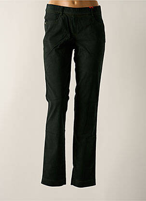 Jegging tissage popeline taille normale vert ASCARI femme