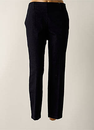 Pantalon chino poches taille haute bleu TOM TAILOR femme