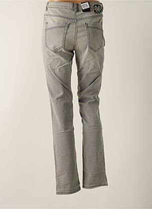 Jeans coupe slim taille basse taille basse gris GLÜCKSMOMENT femme
