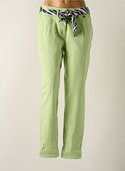 Pantalon chino vert TOM TAILOR pour femme seconde vue