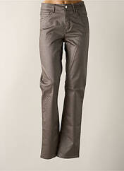 Pantalon slim gris SIGNE NATURE pour femme seconde vue