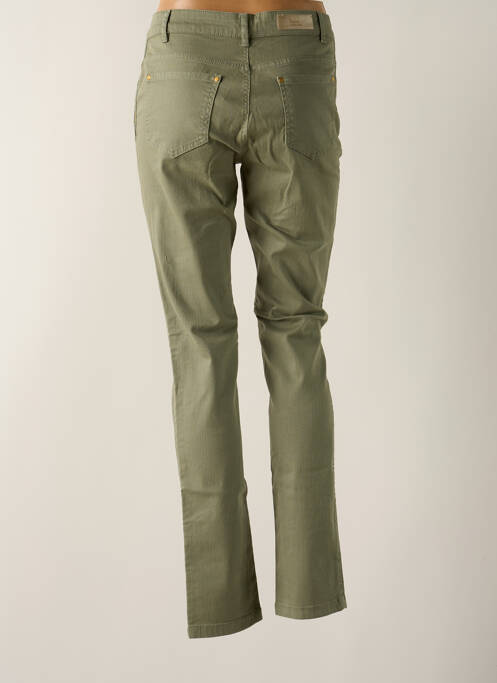 Jeans coupe slim vert SIGNE NATURE pour femme