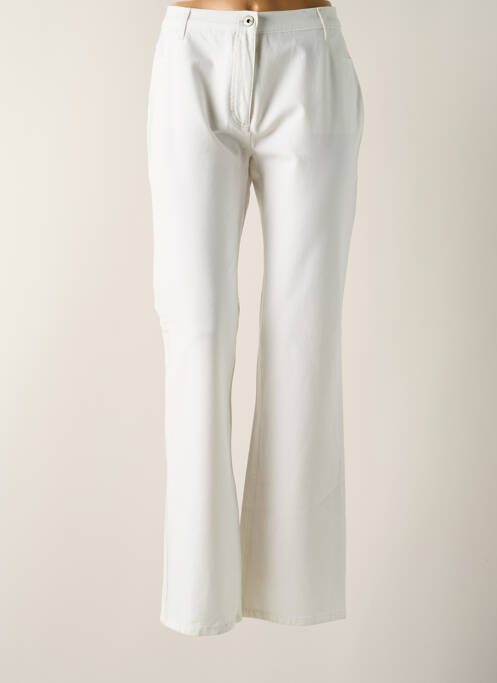 Pantalon droit blanc BETTY BARCLAY pour femme