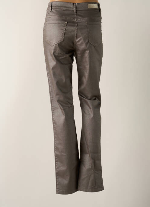 Pantalon slim gris SIGNE NATURE pour femme