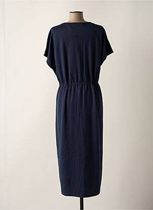 Robe mi-longue manches courtes manches courtes bleu VERO MODA femme
