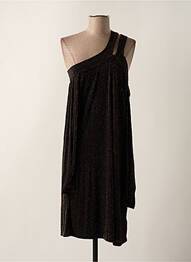 Robe courte manches longues manches longues noir CREAM femme