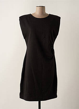 Robe mi-longue sans manche sans manche noir B.YOUNG femme