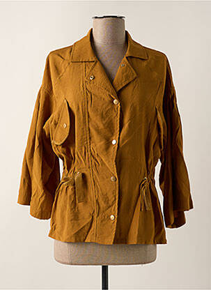 Veste casual col tailleur jaune LOLA ESPELETA femme