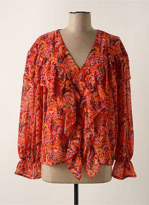 Blouse orange VERO MODA pour femme