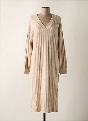 Robe longue beige ESPRIT pour femme