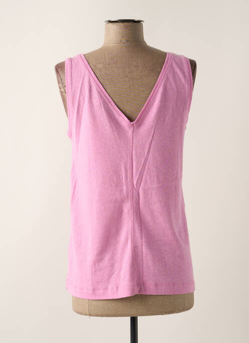 Débardeur col v sans manche rose ESPRIT femme