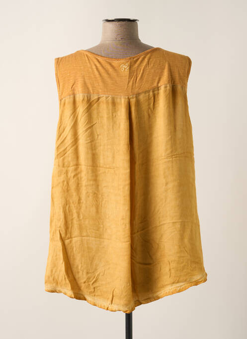 Débardeur jaune PAKO LITTO pour femme