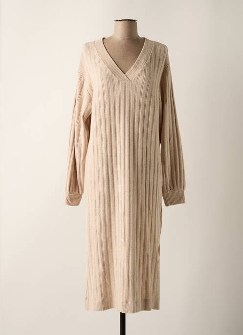 Robe longue beige ESPRIT pour femme