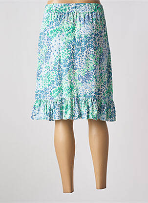 Jupe mi-longue taille haute bleu B.YOUNG femme