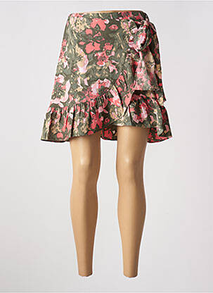 Jupe courte taille haute vert VERO MODA femme