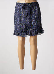 Jupe courte taille haute bleu LA PETITE ETOILE femme