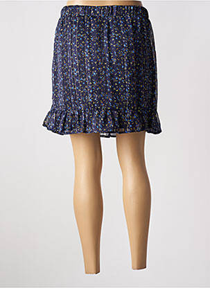 Jupe courte taille haute bleu LA PETITE ETOILE femme