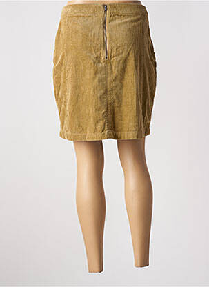 Jupe courte taille à pinces beige ESPRIT femme