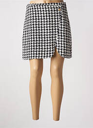 Jupe courte tissage tweed noir VERO MODA femme
