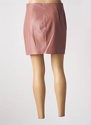 Jupe courte taille à pinces rose NOISY MAY femme