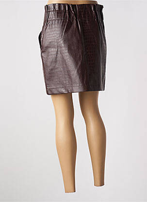 Jupe courte poches marron B.YOUNG femme