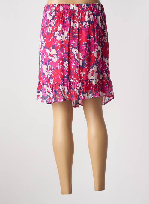 Jupe courte rose LA PETITE ETOILE pour femme