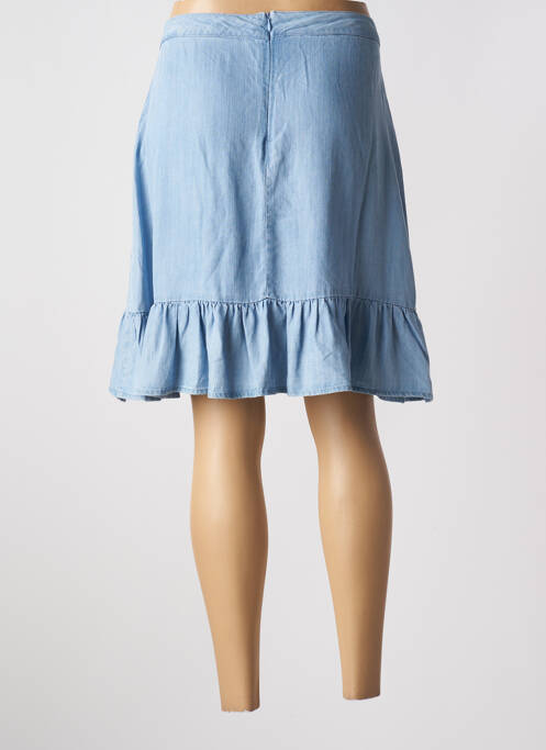 Jupe mi-longue bleu B.YOUNG pour femme
