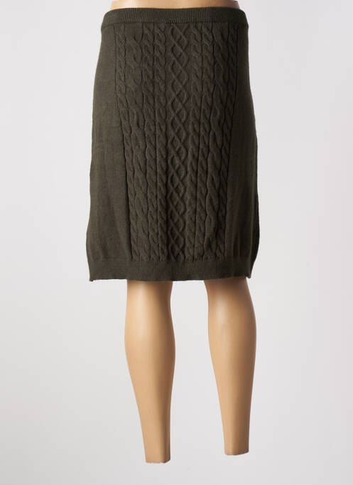 Jupe mi-longue vert CREAM pour femme