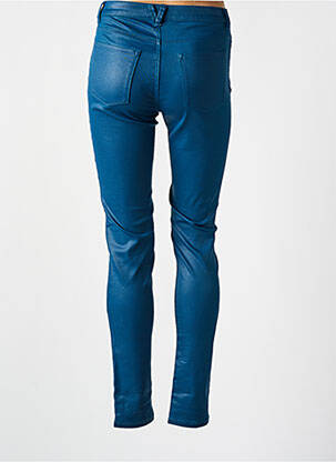 Jeans coupe slim stretch taille haute bleu ESPRIT femme