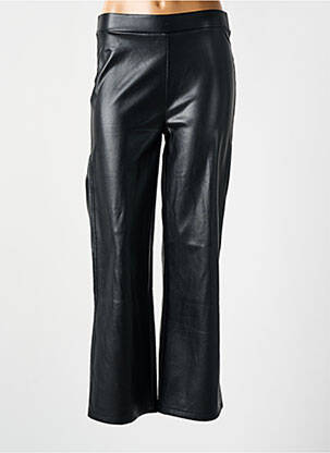 Pantalon droit taille élastique taille normale noir CREAM femme