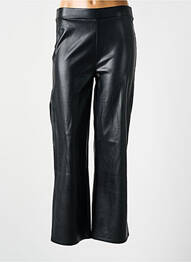 Pantalon droit taille élastique taille normale noir CREAM femme