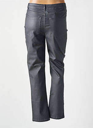 Pantalon droit stretch taille haute gris B.YOUNG femme